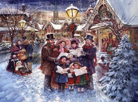 Vintage Winter Scene